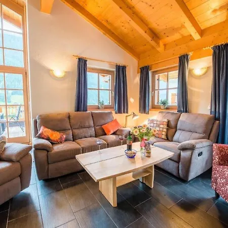 Дом отдыха Panoramic Glass Chalet With Sauna Вальд (Пинцгау)